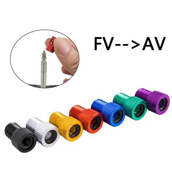 

Переходник для вентиля з Presta на Shrader