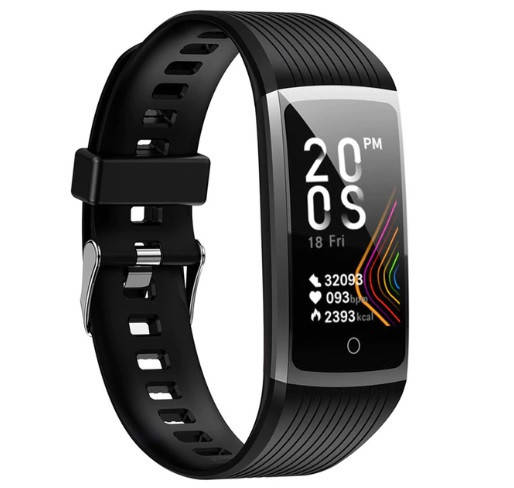 

Фитнес-браслет с измерением пульса и давления Smart Band Lemfo R12 Черный