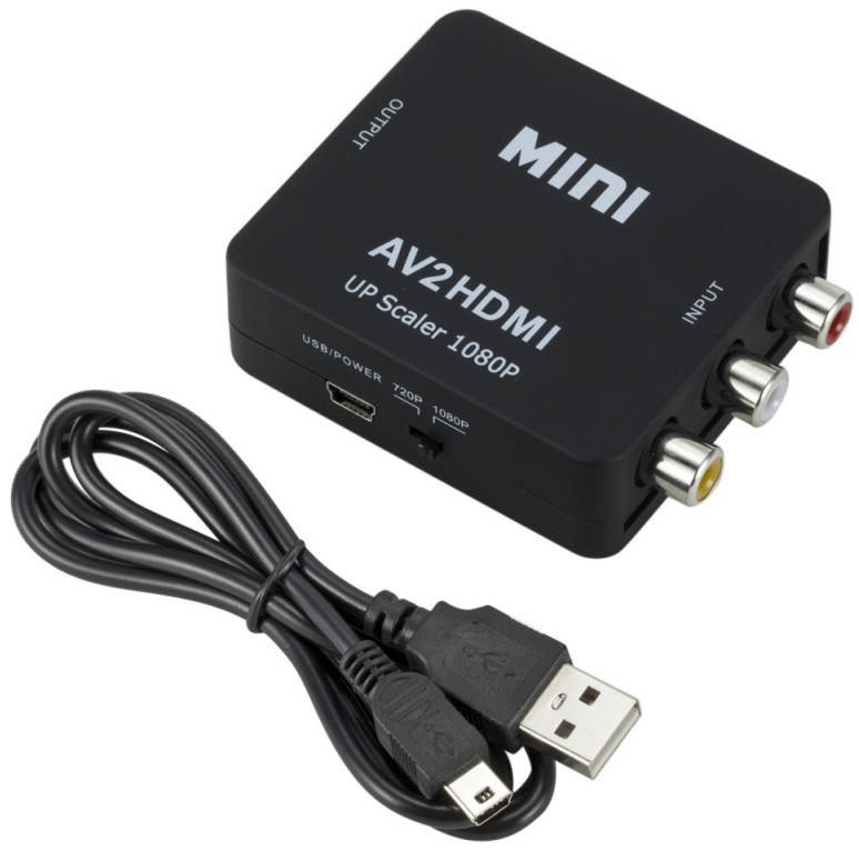 

Конвертер AV (3RCA) в HDMI переходник адаптер 1080