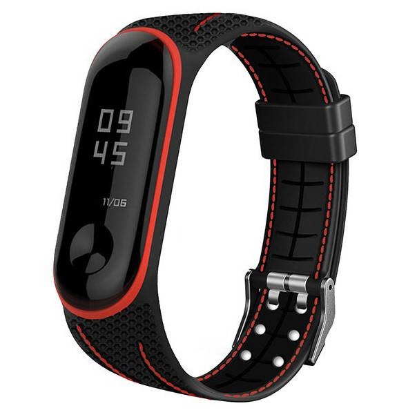 

Ремешок Honeycomb Pattern для Xiaomi Mi Band 5 / 6 Red