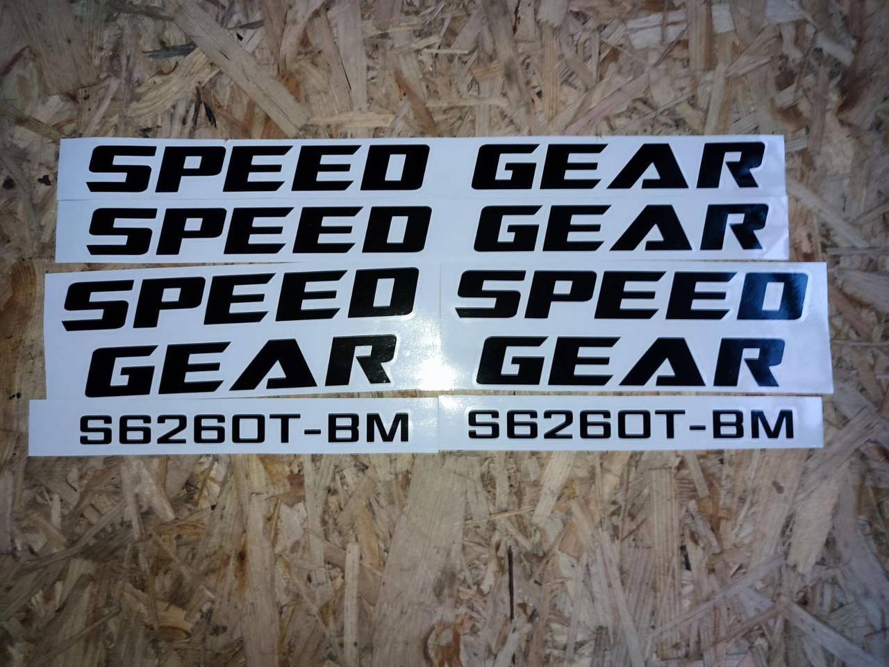 

Наклейки оригинал Speed Gear винил Качественные