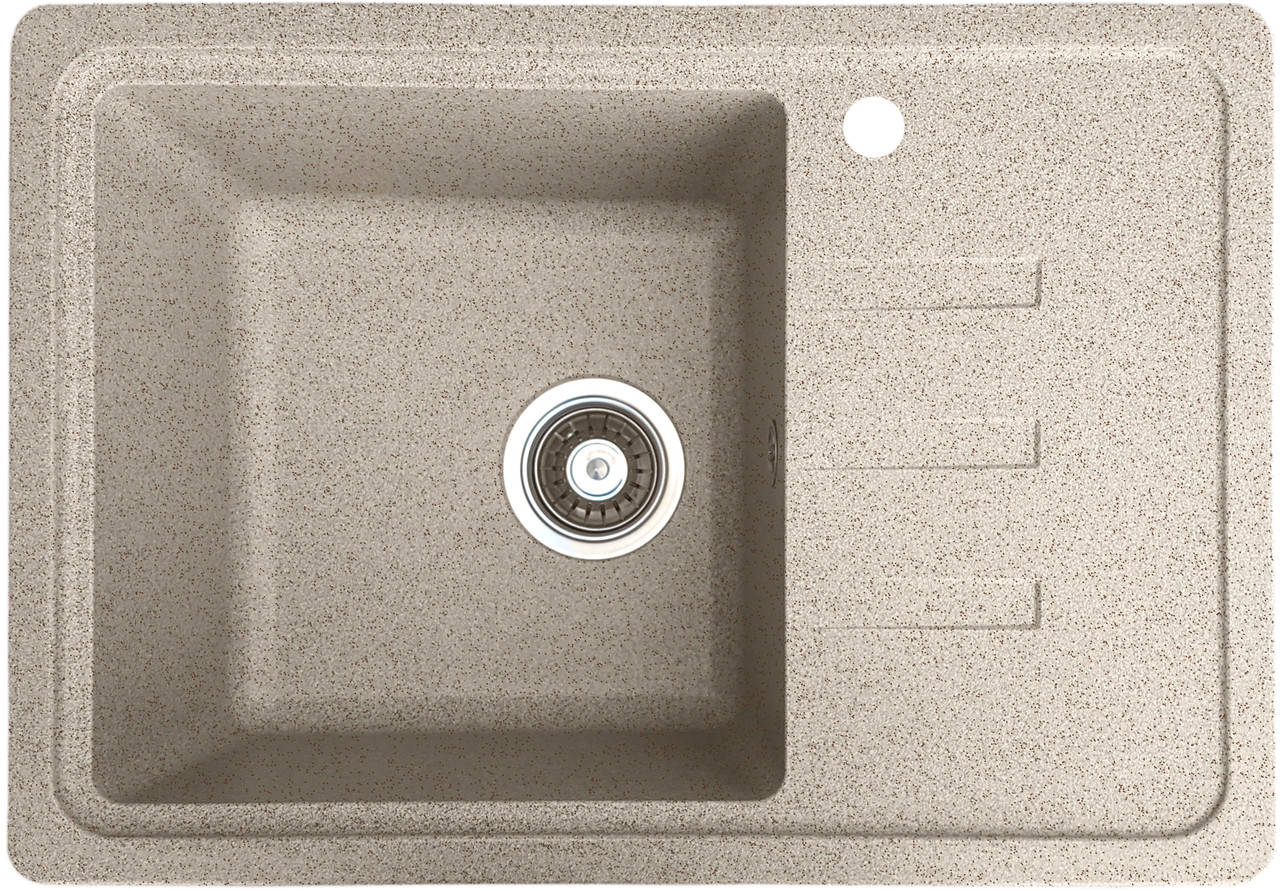 

Гранитная кухонная мойка Valetti 35R 435х620 мм