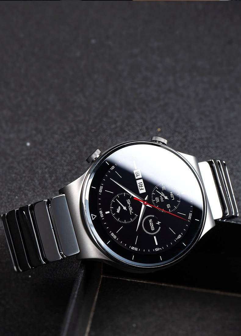 

Керамический браслет для часов Huawei Watch GT 2 46 мм/GT2 Pro/GT 2e/Magic. Черный