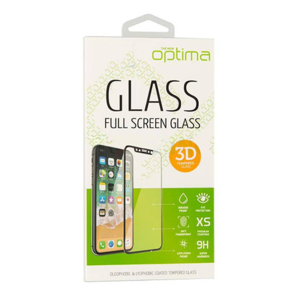 

Защитное стекло Optima для Xiaomi Redmi Note 8 (3D стекло черного цвета), Черный