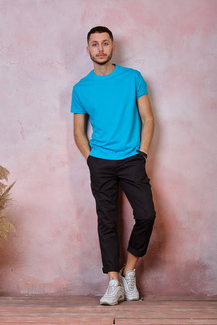 

Мужская футболка JHK REGULAR T-SHIRT цвет бирюзовый (TU)
