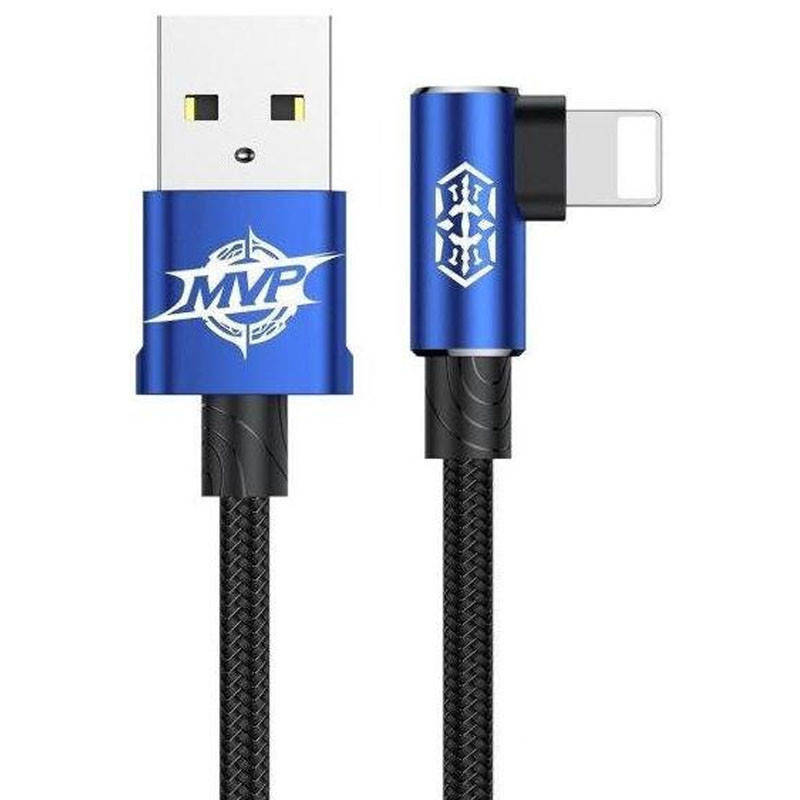

Кабель / Провод / Шнур Baseus MVP Elbow Lightning Cable 2.4A (1m) (CALMVP), Синий