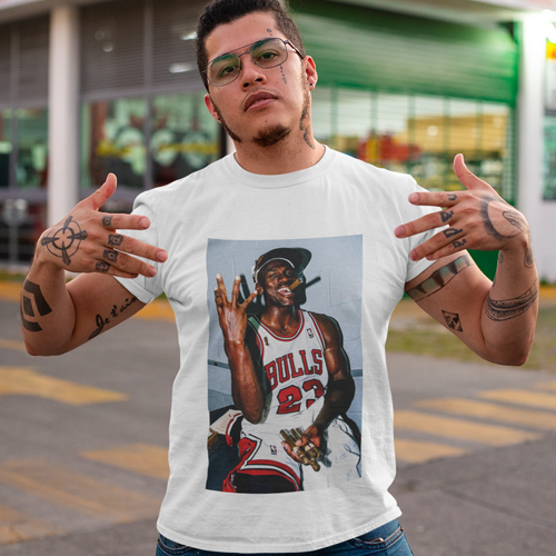 

Футболка мужская Michael Jordan Basketball Smoking 3XL