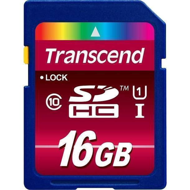 

Карта памяти Transcend 16 GB SDHC UHS-1 Ultimate TS16GSDHC10U1