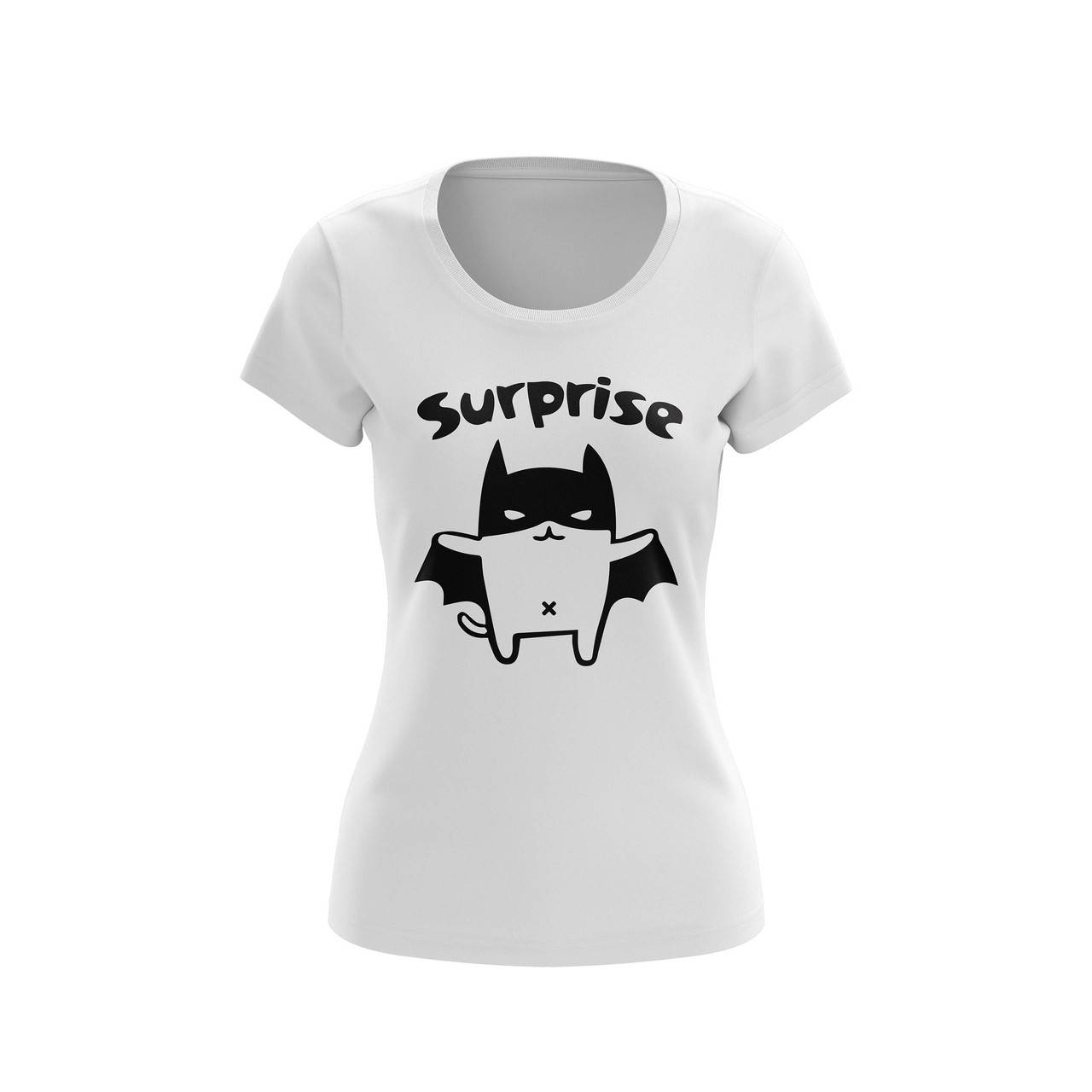 

Футболка женская белая "Surprise", Белый