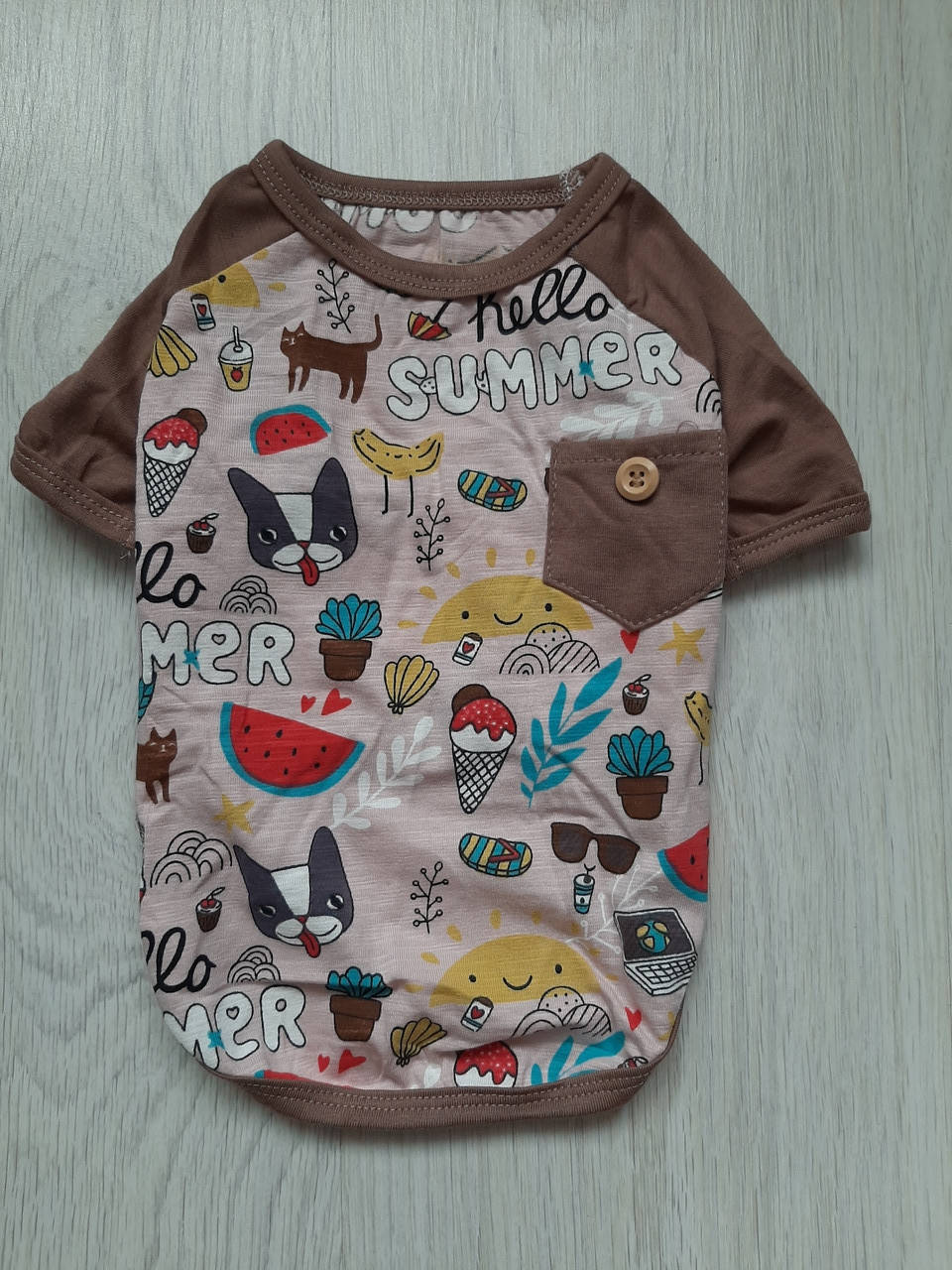 

Летняя футболка для собак