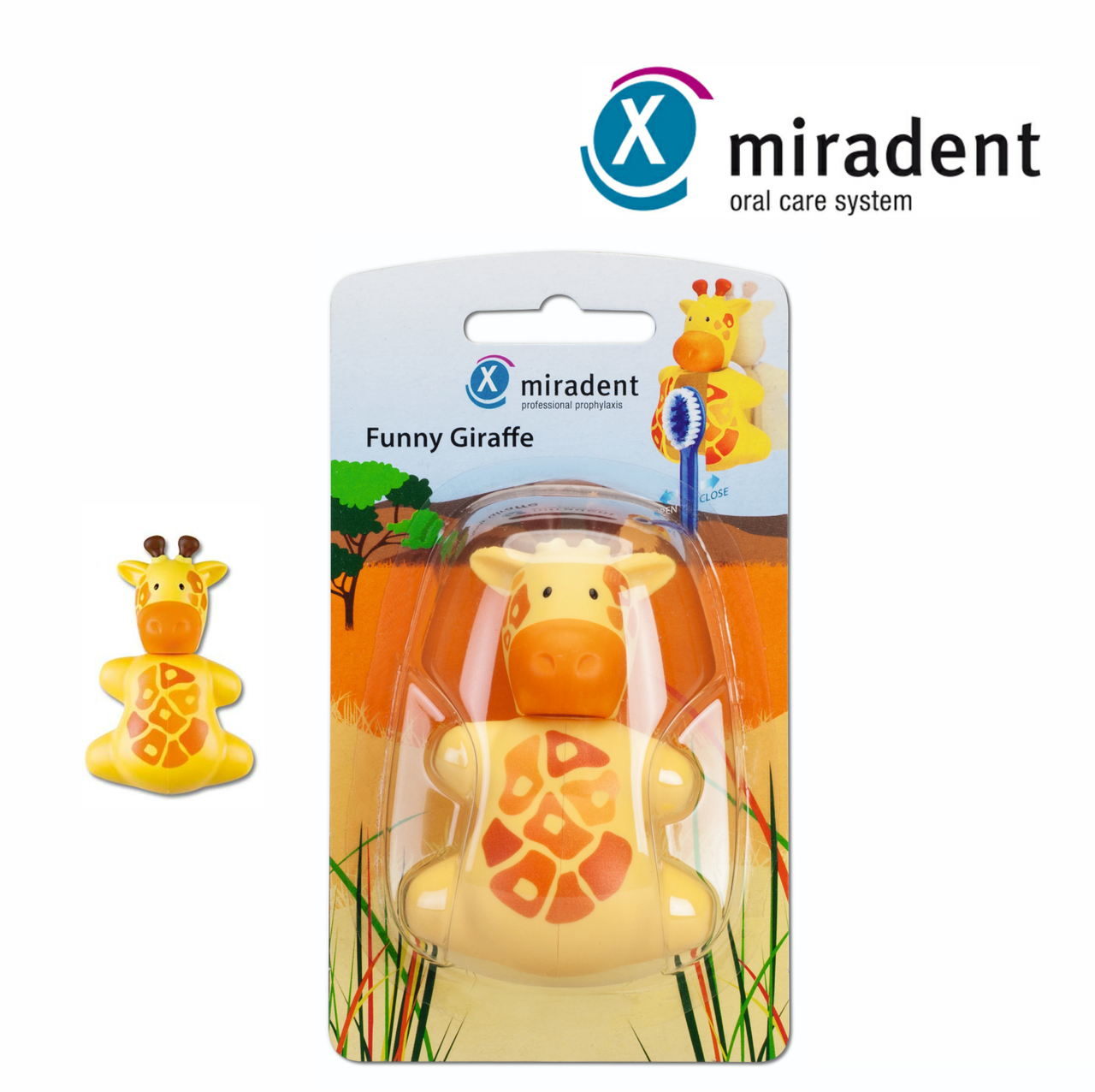 

Гигиенический футляр miradent Funny Animals, жираф