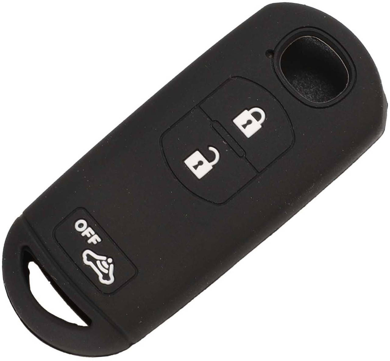 

Чехол для автомобильного ключа Mazda 2 3 5 6 CX-3 (2 кнопки + 1) - Black