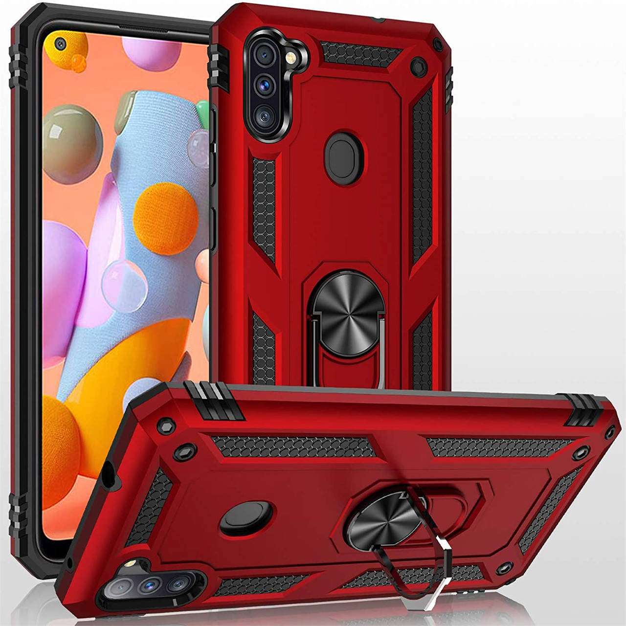

Чехол Shield для Samsung Galaxy A11 2020 / A115 Бампер противоударный Red