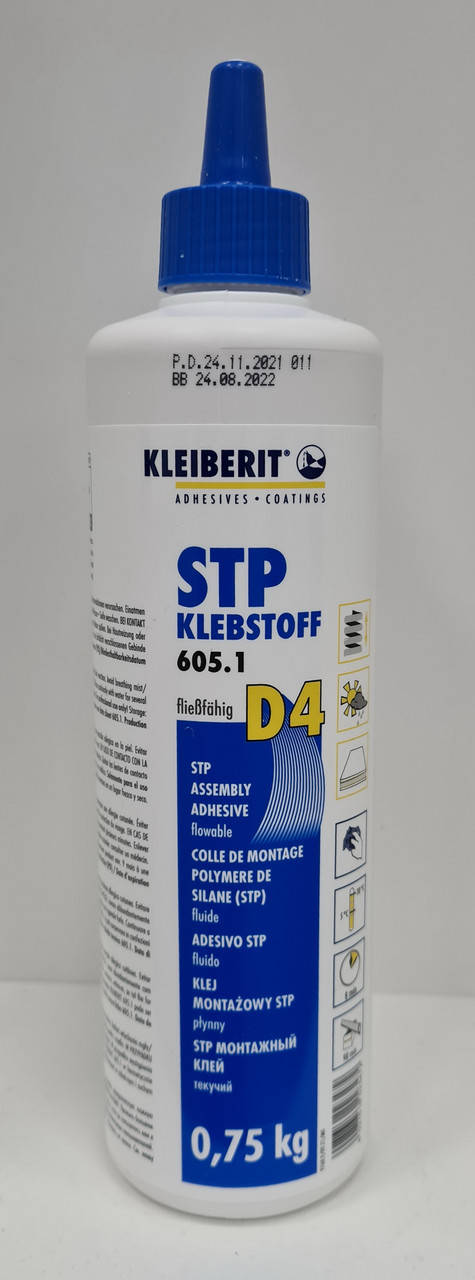 

Клей Клейберит 605.1 однокомпонентный реактивный на основе STP , 0.75кг (Германия)