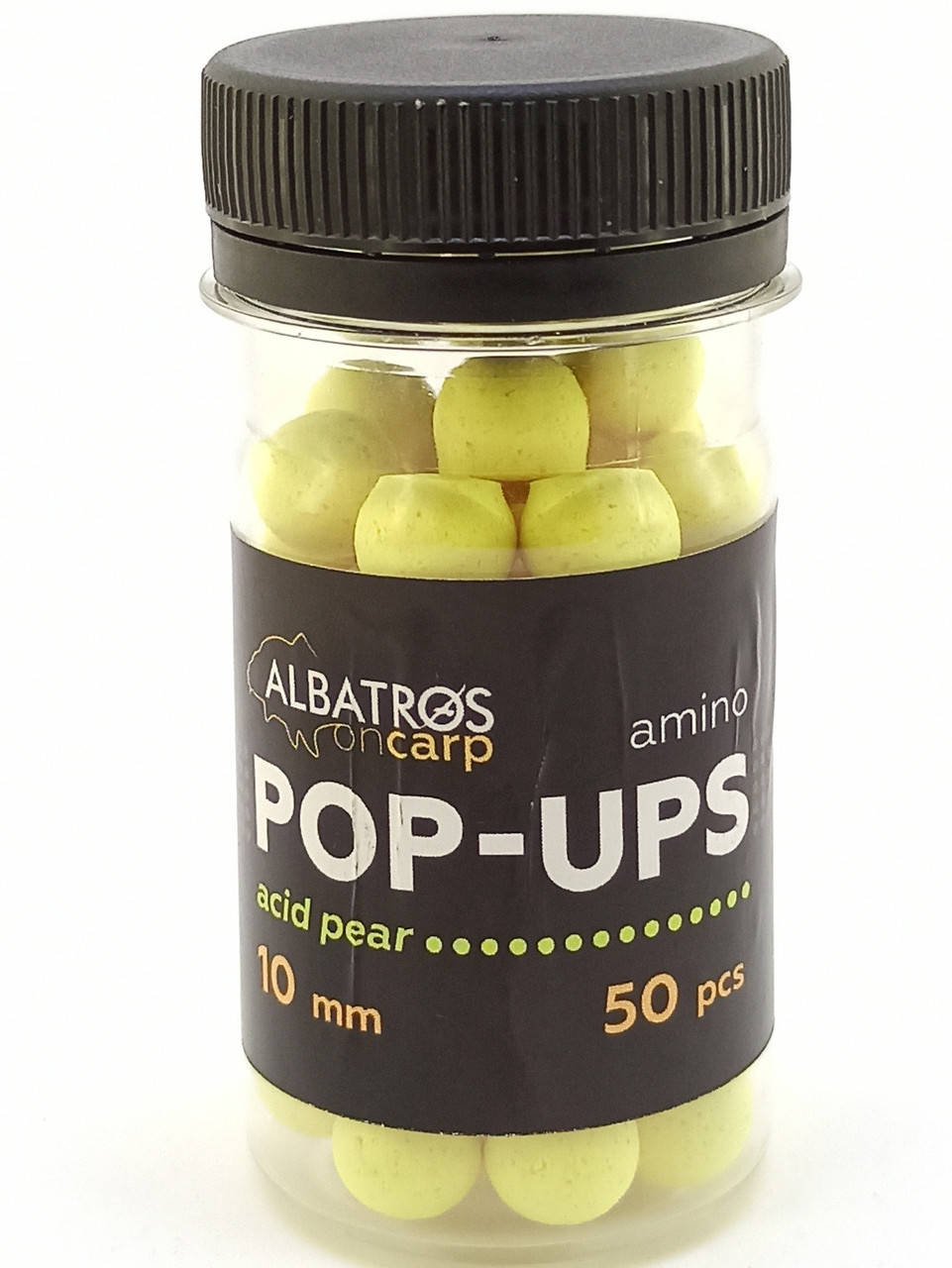 

Бойлы плавающие Amino POP-UP Acid Pear (КИСЛАЯ ГРУША) 10мм "Albatros on Carp"