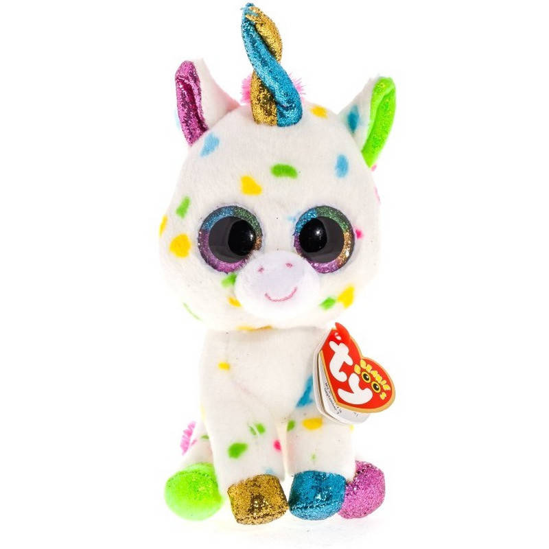 

Мягкая игрушка TY Beanie Boos Единорог Harmonie, 15 см (36898), Красный