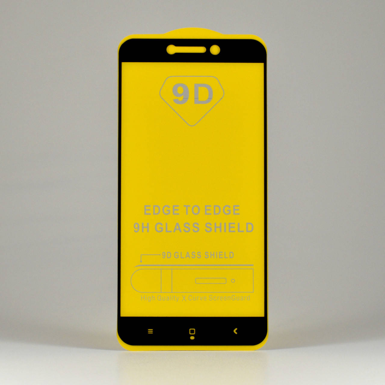 

Защитное стекло для Xiaomi Redmi 4X черное клей по всей поверхности, Черный