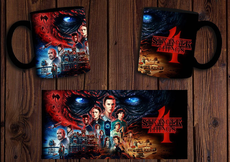 

Чашка "Stranger Things" / Кружка Очень странные дела №5 Черный