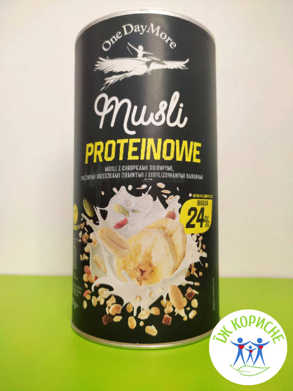 

Мюсли "Протеиновые" One Day More (тубус 450 г)