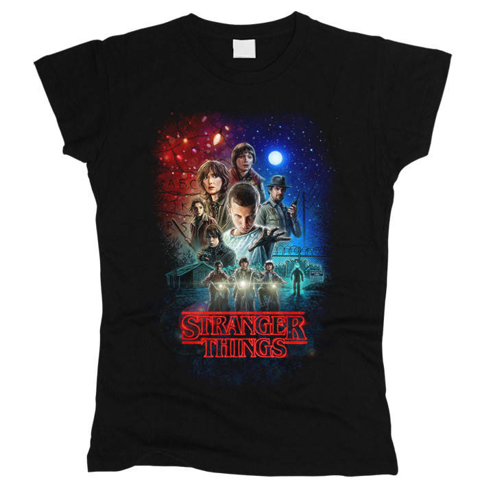 

Stranger Things 02 Футболка женская L, Черный