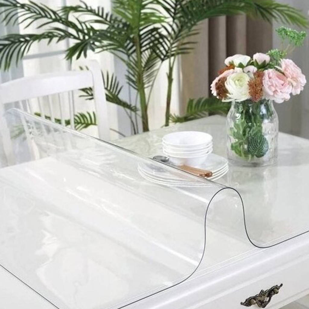 

Скатерть на стол жидкое стекло Crystal 1.0 мм * 100 см (MA-4065) Цена за 1 метр, Прозрачный