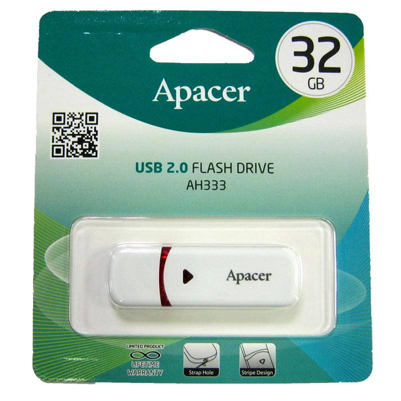 

Флешка 32Gb Apacer AH333 White, Белый