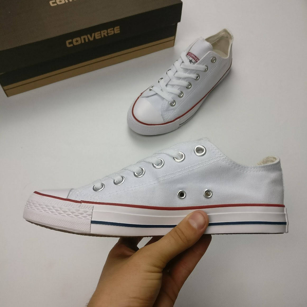 

Кеды конверс низкие Converse Style All Star Белые кеды мужские / кеды женские (44р.) UB арт. 4939, Белый