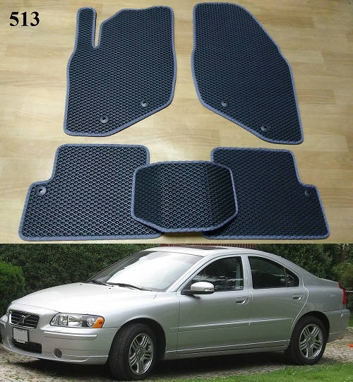 

Коврики ЕВА в салон Volvo S60 '00-09, Черный