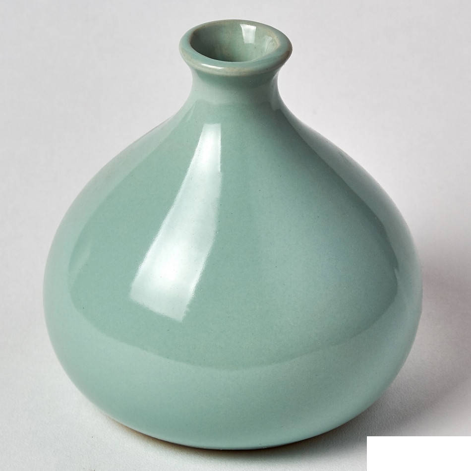 

Ваза "Инжир" голубой глянец 01-10-41(4-21-1-3)