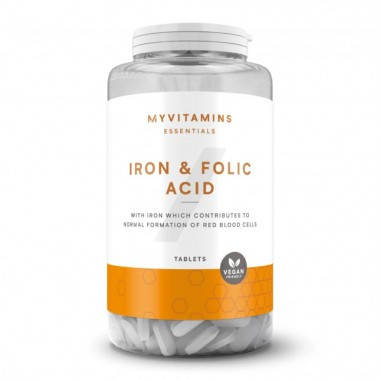 

Железо и Фолиевая кислота Iron & Folic Acid MyProtein 90 tab