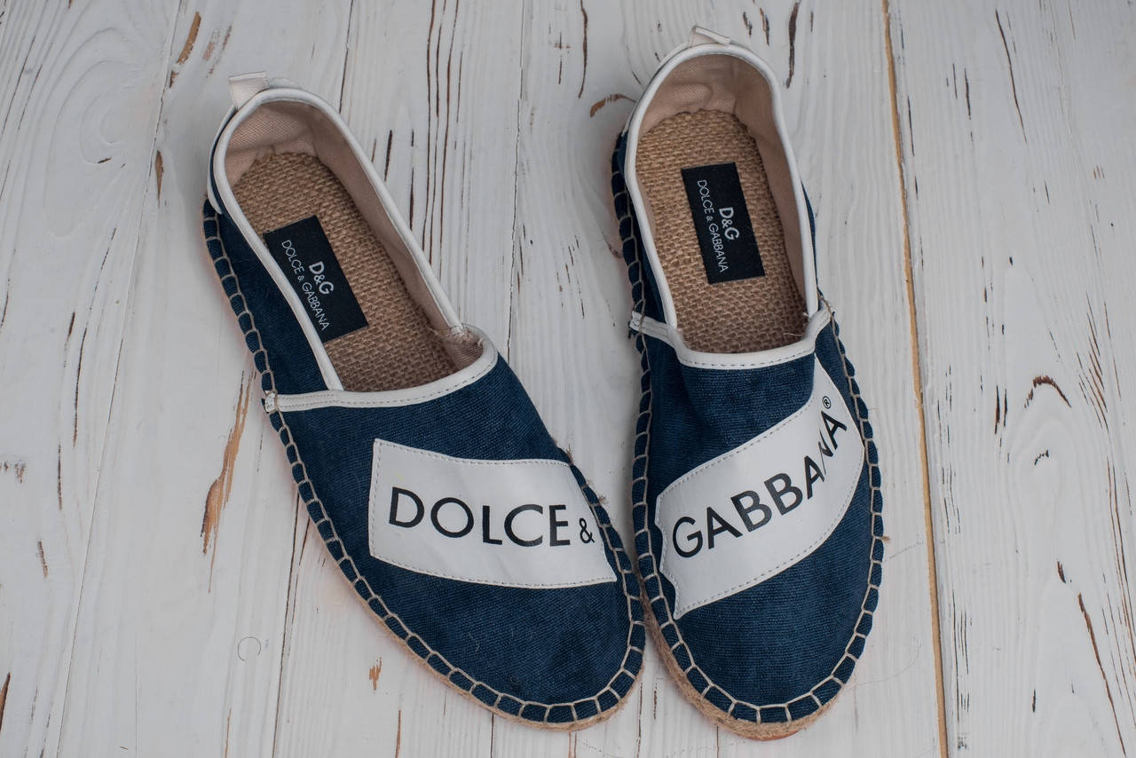 

Мужские эспадрильи (DOLCE GABANNA) синие 43