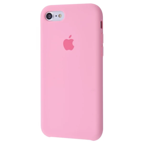 

Силиконовый Чехол Накладка Silicone Case для iPhone 7, 8, SE 2020 Pink, Розовый