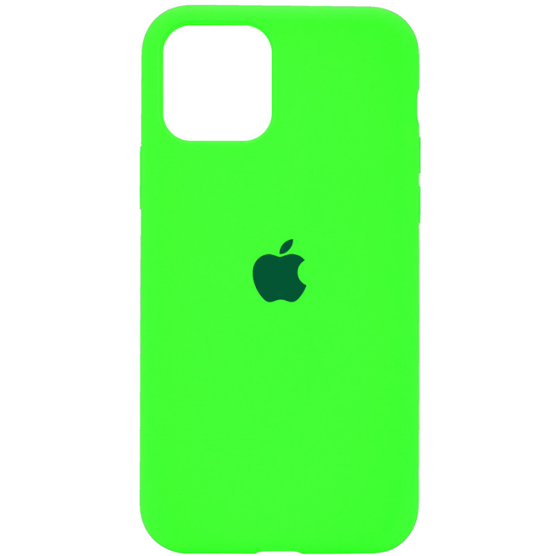

Силиконовый чехол Silicone Case для Apple iPhone 11 6.1"/ Айфон 11 Салатовый неоновый