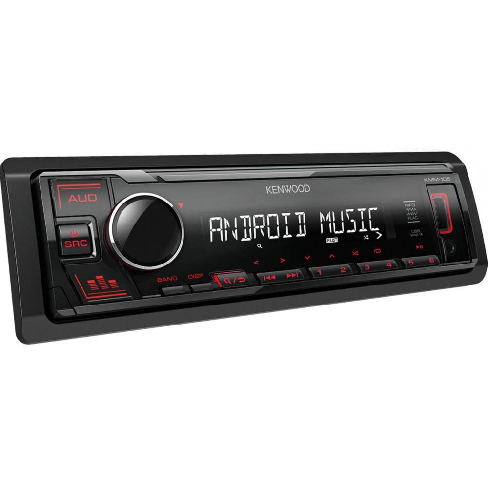 

Автомагнитола Kenwood KMM-105 RY красный