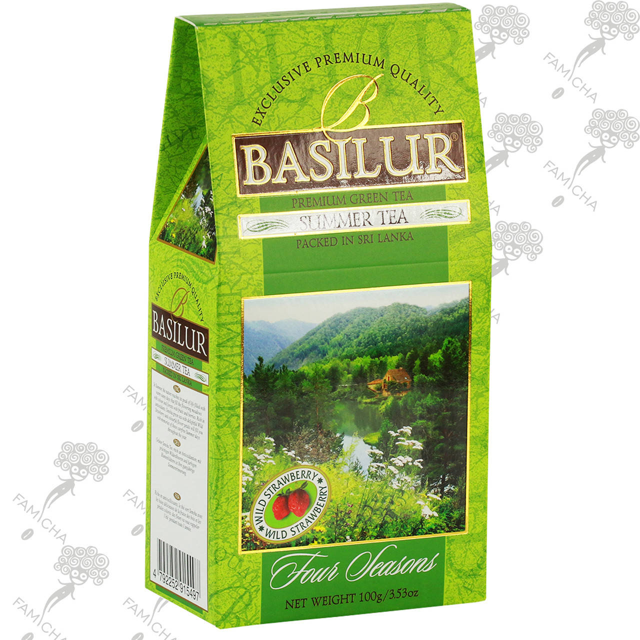 

Чай зеленый Летний крупнолистовой, Basilur, 100г