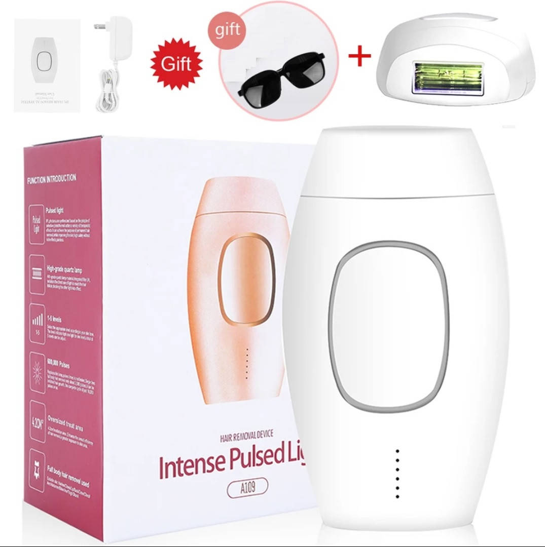 

Лазерный эпилятор фотоэпилятор А109 IPL 600000 домашний для лица и тела