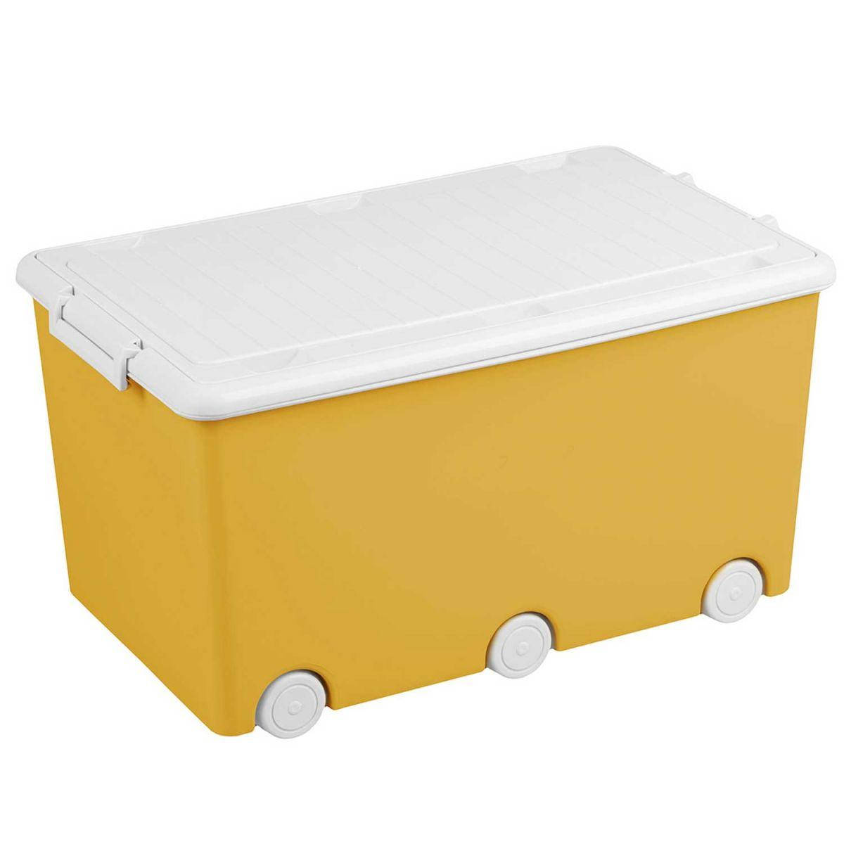 

Ящик для игрушек Tega Chomik IK-008 Yellow, Желтый