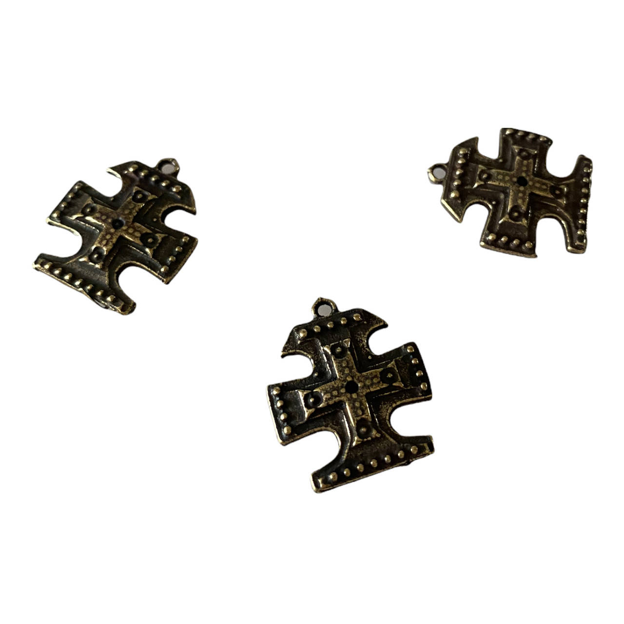 

Підвіска хрест, 22*20мм, Цвет Бронзовий