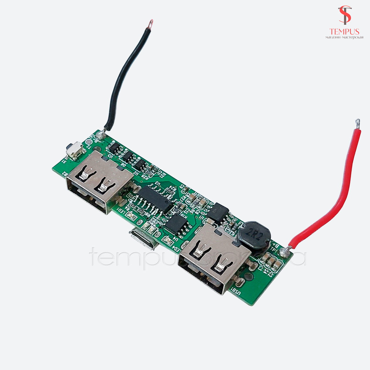 

Плата для Power Bank 2USB I9-V2 5V 2A