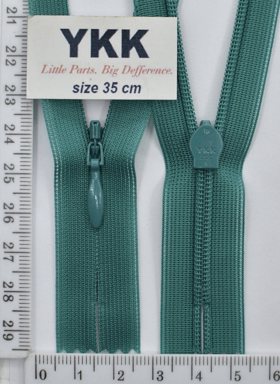

Молния спираль №2 YKK Япония потайная нейлон 35см ( 023) уп=5шт, Черный