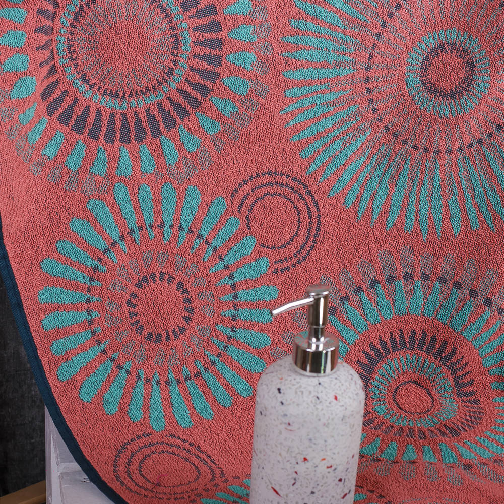 

Полотенце махровое бвнное Речицкий текстиль Круги 67х150 см