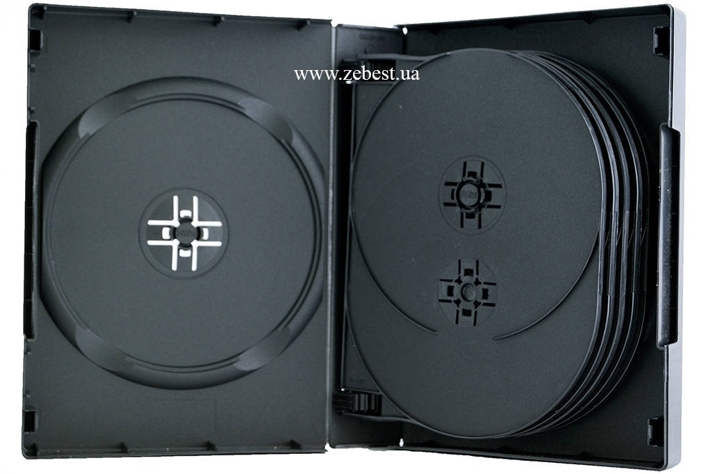 

DVD box. 33мм на 10 дисков чёрный. 60pcs., Черный