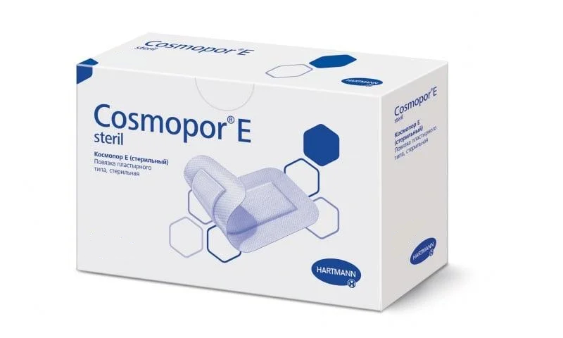 

Cosmopor E 10x8см - Стерильная самоклеющаяся пластырная повязка