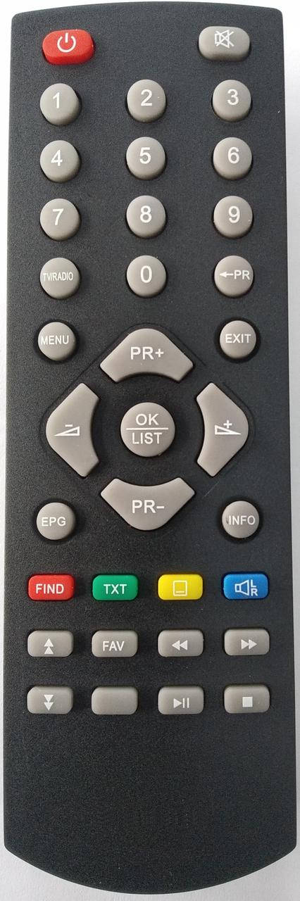 

Пульт для Т2 тюнера TRIMAX TR-2012HD, Черный