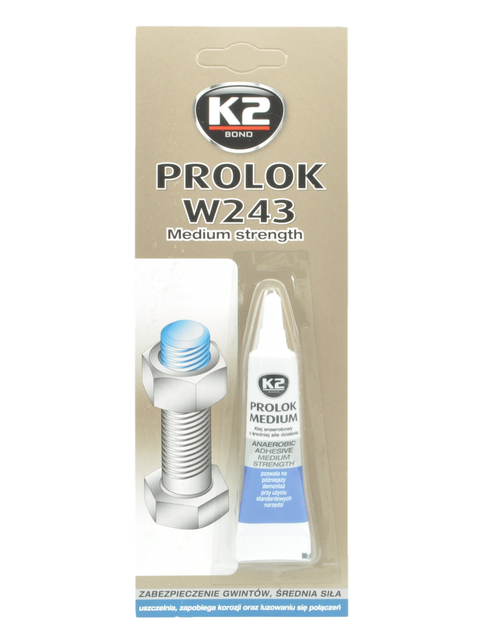 

Фиксатор резьбы синий K2 Bond med 6 мл (B150)