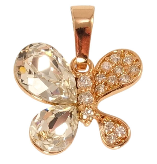 

Кулон Xuping Позолота РО "Бабочка с цирконием"