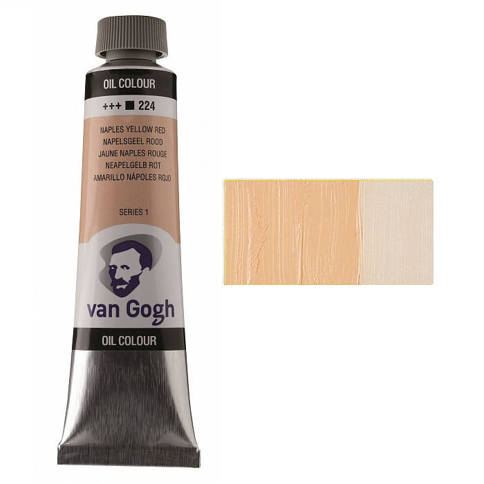 

Краска масляная Van Gogh (224) Неополитанский желто-красный, 40 мл, Royal Talens