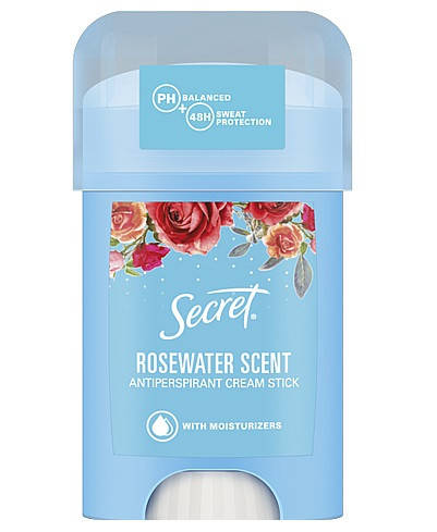 

Дезодорант антиперспірант кремовий Secret Rosewater Scent 40мл.