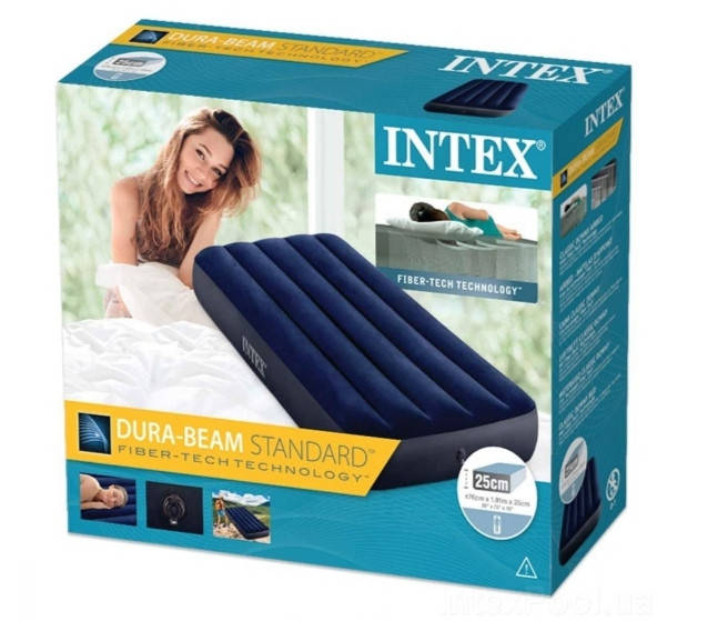 

Матрац велюровий INTEX (76*191*25см)