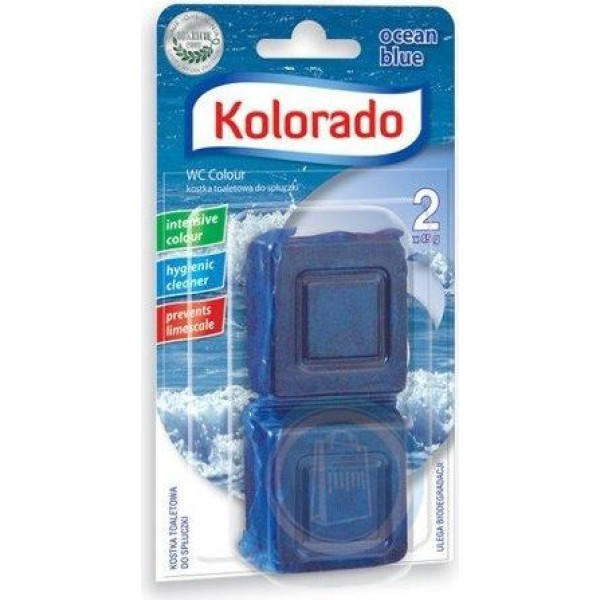 

Таблетка для бачка унитаза Kolorado WC Colour синий, 2 шт